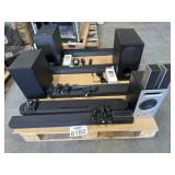 Assorted Home Theater System Items