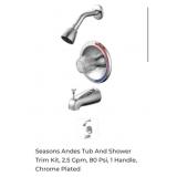 18 pcs Seasons Andes Tub And Shower Trim Kit, 2