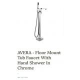 8 pcs NEW AVERA - Floor Mount Tub Faucet With Hand