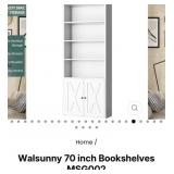 6 pcs Walsunny 70 inch Bookshelves MSG002