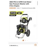 2 pcs Ryobi Items: Pressure Washer and Blower