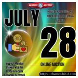 Next auction date Jul 28 1st item sells at 10:00am