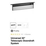 GE Universal 30" Telescopic Downdraft System GE