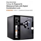 (1) SentrySafe 1.2 cu. ft. Fireproof & Waterproof