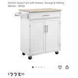 3 pcs Assorted Home Furniture- Kitchen Carts