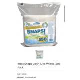 30 packs Intex Snaps Cloth-Like Wipes (350- Pack)