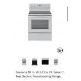(1) Seasons 30 In. W 5.2 Cu. Ft. Smooth Top