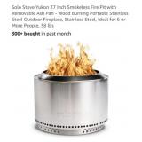 (1) Solo Stove Yukon 2.0 with Stand, Smokeless