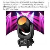 2) NEW DJ Light Moving Head 180W LED Spot Beam