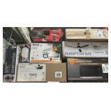 8 pcs Assorted Home Items: Microwave Oven,