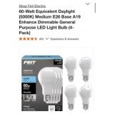 72 boxes of 4 pcs each 60-Watt Equivalent