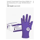 19 boxes Kimtechï¿½ Purple Nitrileï¿½ Exam Gloves