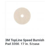 10 cases 3M TopLine Speed Burnish Pad 3200, 17 i