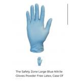 10 boxes of 1,000 pcs The Safety Zone Large Blue