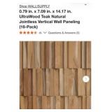 6 boxes WALL!SUPPLY 0.79 in. x 7.09 in. x 14.17