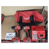 (3) Pcs Milwaukee Tools and Empty Tool Bag