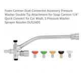 26 packs Foam Cannon Dual-Connector Accessory