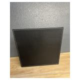 24 pcs New Black Faux Leather Bins with White