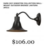13 pcs NEW DARK SKY KINGSTON COLLECTION WALL-MOUNT