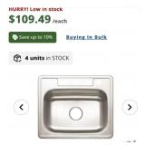 8 pcs Premier 3562895 Drop-In Stainless Steel