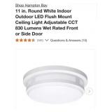 50 pcs New Hampton Bay 11 in. Round White Indoor