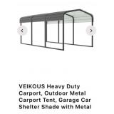 (1) VEIKOUS Heavy Duty Carport, Outdoor Metal C