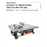 (2) RIDGID 7 in. Table Top Wet Tile Saw