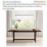 (1) NEW Japandi-Style Solid Wood Frame M