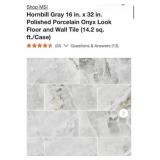 574 sq. ft. MSI Hornbill Gray 16 in. x 32 in.