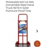 4 pcs New Milwaukee 600 Lb Red Convertible Steel H