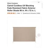 6 pcs New Coolaroo Camel Cordless UV Blocking