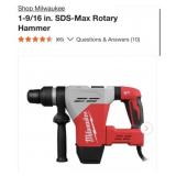 (1) Milwaukee 1-9/16 in. SDS-Max Rotary Hammer-