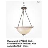 6 pcs Monument 617028 3-Light Brushed Nickel