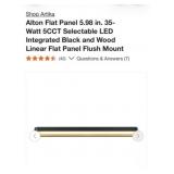 8 pcs NEW  Artika Alton Flat Panel 5.98 in.