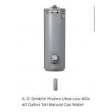 (1) A. O. Smithï¿½ Proline Ultra-Low NOx 40 Gallon