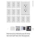 50 pcs NEW Maintenance Warehouse 20 Amp 125-Volt