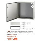 3 pcs new VEVOR NEMA Steel Case, 24x24x8