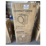 2 pcs 3.5 cu. ft. Vented Front Load Stackable
