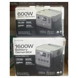 Lot of 2 battery generators by ecoflow