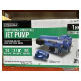 (1) Everbilt 1 HP Convertible Jet Pump