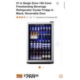 2 pcs 21 in Single Zone 150-Cans Freestanding