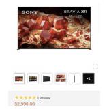 (1) new 75 inch Sony Bravia XR Class X93L Mini