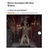 2 pcs 6.5 FT Grave & Bones Animated LED Soul