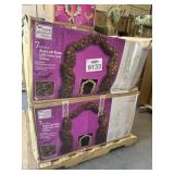 2 pcs grave and bones twisted soul archway