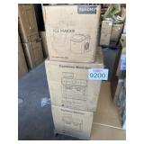 3 pcs (2 espresso machines ) ( 1 ice maker)