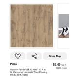 471 sq ft Pergo Outlast+ Farrah Oak 12 mm T x 7
