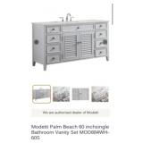 (1) Modetti Palm Beach 60 inchsingle Bathroom
