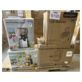 4 pcs ice maker , coffee machine and juicers
