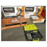 Lot of 5 pcs Ryobi and Ridgid tools