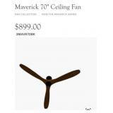 (1) Monte Carlo 3MAVR70BK Maverick Max Energy Star